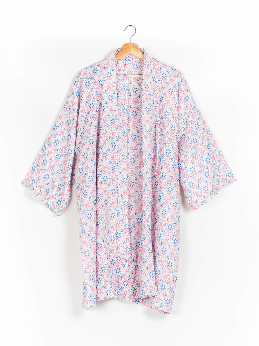 Pink Meadow Robe Kimono